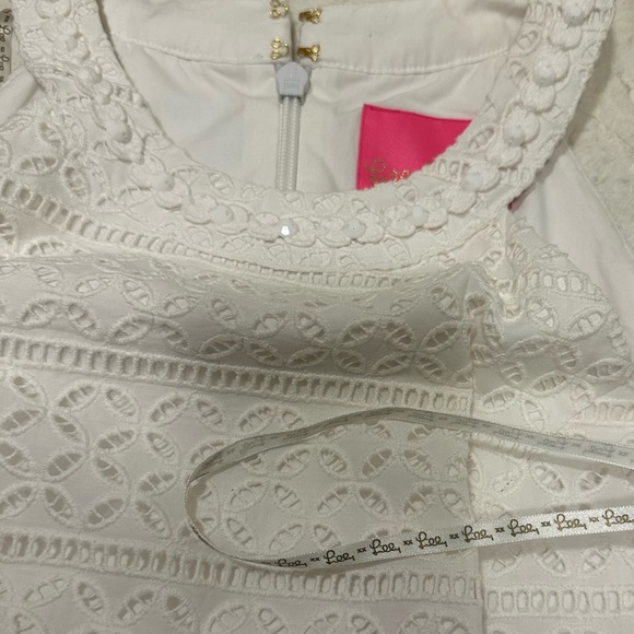 Lilly Pulitzer Strapless White Lace Dress - Picture 9 of 11
